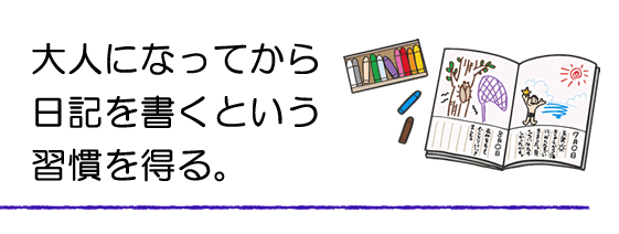 日記を書いてみませんか？